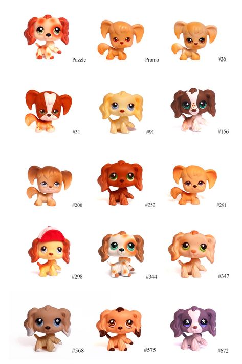 Lps Cocker Spaniel Numbers, Lps Cocker Spaniel, Lps Numbers, Cute Cocker Spaniel, Lps Drawings, Lps Dog, Lps Cats, Lps Customs, Custom Lps