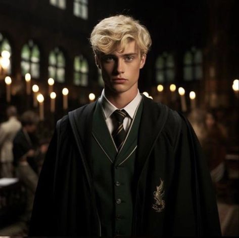 Hogwarts University, Scorpius Malfoy, Slytherin Boys, Draco And Hermione, Harry Potter Characters, Aesthetic Guys, Digital Art Anime, Harry Potter Universal, Boy Art