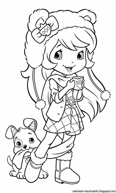 Strawberry Shortcake Coloring Pages, Baby Coloring Pages, Hello Kitty Colouring Pages, Disney Princess Coloring Pages, Bear Coloring Pages, Hello Kitty Coloring, Detailed Coloring Pages, Kids Coloring Book, Princess Coloring