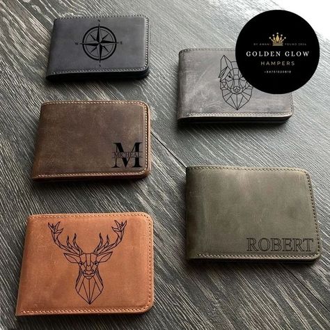 Laser print lather men's wallet ✨ Crafted with memories, engraved with love – personalized leather wallets for a timeless gift. Can customize as your wish...... DM to more details . . . . . . #personalizedwallet #laserengraved #leathergifts #menswallet #thoughtfulgifts #goldenglowhampers #uniquegifts Wallet Craft, Personalized Wallet, Men's Wallet, Timeless Gifts, Leather Gifts, Leather Wallets, Personalized Leather, Wallet Men, Laser Engraving