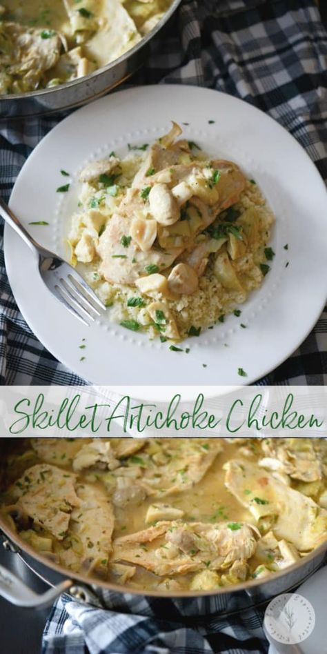 Rosemary Mushrooms, Chicken Breast Pasta, Chicken With Prosciutto, Artichoke Heart Recipes, Chicken Artichoke, Chicken Recipies, Artichoke Chicken, Artichoke Recipes, Chicken Entrees