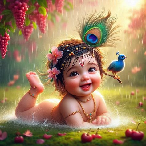 Bala Krishna Images, Baal Krishna Images, Laddu Gopal Pics, Krishna Yashoda, God Cartoon, Photos Of Lord Krishna, Little Kanha Ji Images, Yashoda Krishna, Angel Tarot Cards