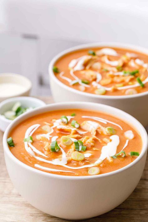 The Best Paleo Buffalo Chicken Soup Ever (Spicy and Satisfying) - Paleo Grubs Paleo Buffalo Chicken, Paleo Soup Recipe, Buffalo Chicken Soup, Paleo Soup, Spicy Soup, Roasted Chicken Breast, Buffalo Chicken, Chicken Soup, Roasted Chicken