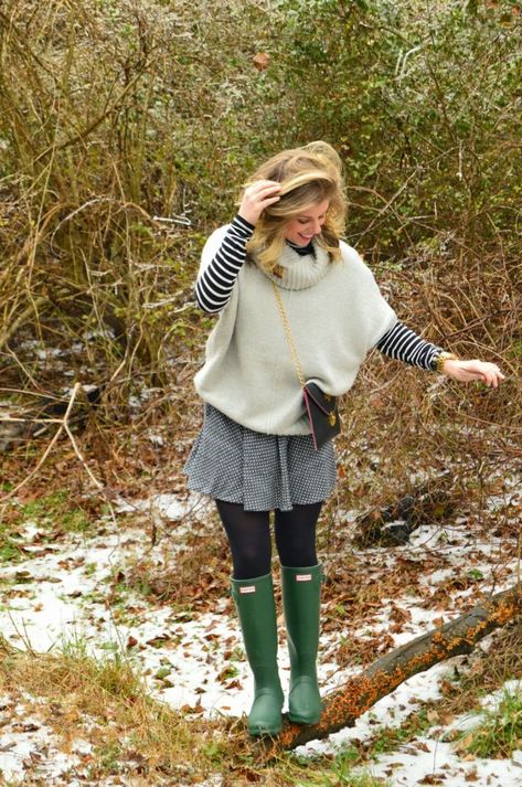 Grey Hunter Boots Outfit, Hunter Refined Boots Outfit, Rain Boots Hunter Boots, Below The Knee Boots Hunter Boots, Grey Hunter Boots, Dkny Boots, Hunter Play Boots, Green Hunter Boots, Rubber Boots Fashion