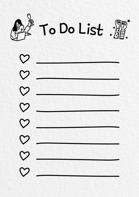 To do list planner template, editable design | free image by rawpixel.com / Junjun Cute To Do List, Business Planner Printables, Do List Planner, To Do List Planner, Nice Designs, Sticky Note Planner, List Planner, Notes Planner, Boss Girl