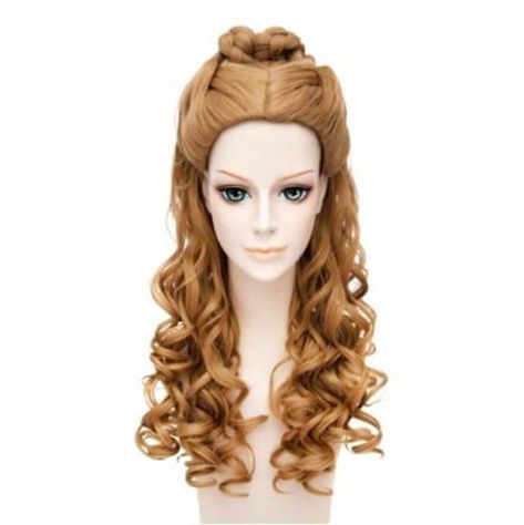 Cheapest and Latest women & men fashion site including categories such as dresses, shoes, bags and jewelry with free shipping all over the world. Cinderella Wig, Belle Wig, Cinderella Live Action, Movie Cosplay, Wig Brown, Womens Cosplay, Long Curly Wig, Wavy Style, Live Action Movie