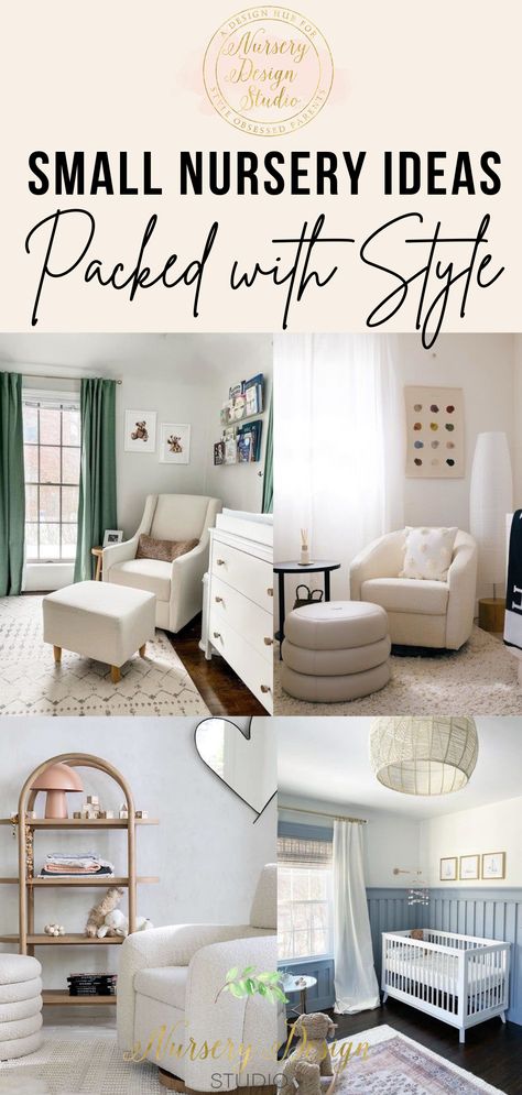 small nursery ideas (2) Small Nursery Hacks, Small Nursery Layout, Small Nursery Decor, Small Nursery Organization, Small Nursery Design, Small Nursery Ideas, Nursery Guest Room Combo, Nursery Set Up, Small Room Nursery