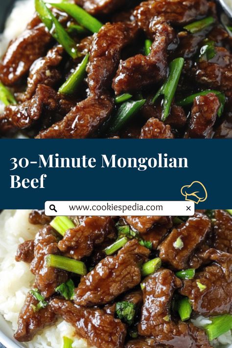 Whip up this easy recipe for 30-Minute Mongolian Beef that’s sure to impress your guests! With tender sirloin steak coated in a flavorful sauce of ginger, garlic, and tamari, this dish is not only quick but also delicious. Serve it over rice or in lettuce wraps for a fun party dish that everyone will love. Get ready for a crowd-pleaser that brings the flavors of Asian cuisine right to your table! 🍚🥢 Asian Beef Tenderloin Recipes, Sirloin Steak Asian Recipes, Sirloin And Rice Recipes, Skirt Steak Roll Up Recipes, Steak Tips Recipe Easy, Recipes With Skirt Steak, Asian Steak Recipes, Beef Shaved Steak Recipes, Chinese Food Recipes Beef