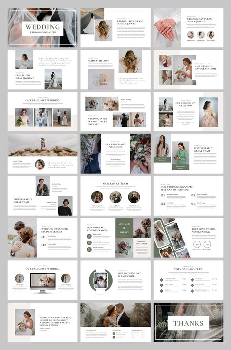 Wedding Powerpoint Template, Wedding Presentation Design, Wedding Presentation Powerpoint, Wedding Slideshow Ideas, Wedding Slideshow Template, Wedding Slides, Wedding Powerpoint, Moodboard Layout, Wedding Presentation