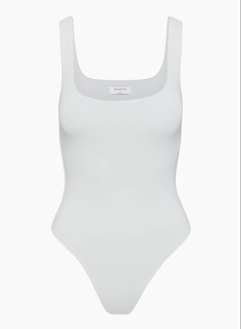 Bodysuit Aritzia, Aritzia Bodysuit, Basic Bodysuit, Tank Top Bodysuit, Chrome Color, Tank Bodysuit, Chrome Colour, White Bodysuit, Long Torso