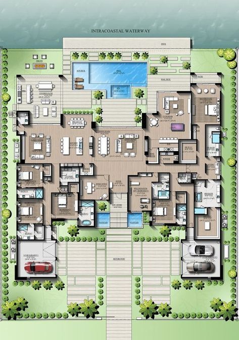 I will draw 2d floor plan, elevation and furniture layout drawingI am an Architectural Draftsman working with Architects and Interior designers. I can help you with floor arrangements and space planning.I will be happy to redraw or amend any floor plan or amend/change an existing design as per your requirements. I'm well experienced in Coverting PDF to CAD or Images/Scans to CAD.Drawings can be provided to suit construction, furniture arrangement, space planning, real estate brochures, p Pool House Layout, Mansion Floor Plans, Luxury House Floor Plans, House Models, Luxury Floor Plans, Modern House Floor Plans, House Plans Mansion, Mansion Floor Plan, Building Plans House