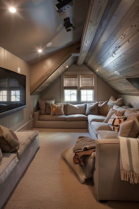 #sunkenlivingroom #conversationpits #interiordesign #homedecor #livingroomdecor #modernhome #homeinspiration #interiorstyling #designideas #boredpanda Old Money Interior Design, Old Money Interior, Lofted Cabin, Bonus Room Ideas, Sunken Living Room, Dream Life House, Look Expensive, Bonus Rooms, Dream House Interior