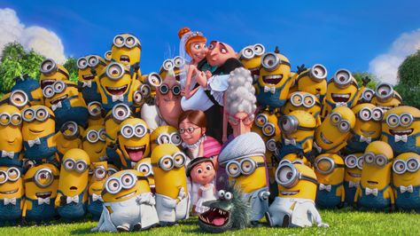 Group Photo Despicable Me 2 Minion Background, Minion Wallpaper Hd, Cute Minions Wallpaper, Agnes Despicable Me, Despicable Me 2 Minions, Minions 2, Minion Characters, Minion Movie, Despicable Me 3