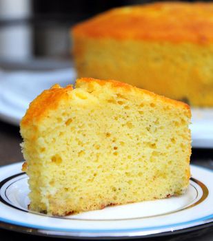 Buttermilk Chiffon Cake Cake With Buttermilk, Cakes To Make, Sponge Cakes, Buttermilk Recipes, Light Cakes, Warm Cake, Baking Blog, Chiffon Cake, Piece Of Cake