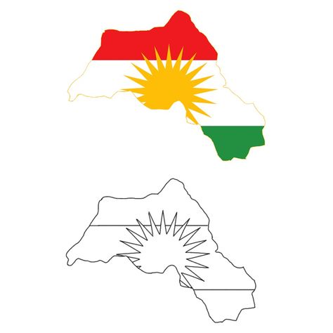 Kurdistan Tattoo, Kurdistan Map, Map Stencil, Kurdistan Flag, Flag Drawing, Bad Dresses, Flag Tattoo, Tattoo Stencils, Bead Crochet