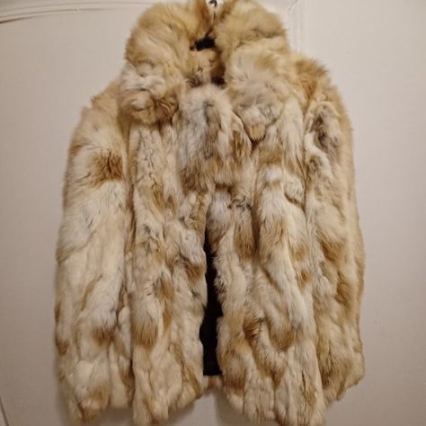 Real Rabbit Fur Coat Big Fur Coat, Rabbit Fur Coat, Real Fur Coat, Vintage Rabbit, Vintage Jackets, Real Fur, Rabbit Fur, My Wife, Fur Jacket