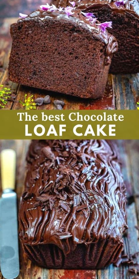 Chocolate Pudding Loaf, Chocolate Fudge Loaf Cake, Moist Chocolate Loaf Cake, Chocolate Loaf Cake Easy, Chocolate Loaf Cake Moist, Chocolate Cake Loaf, Chocolate Loaf Cake Recipe, Double Chocolate Loaf Cake, Chocolate Angel Food Cake