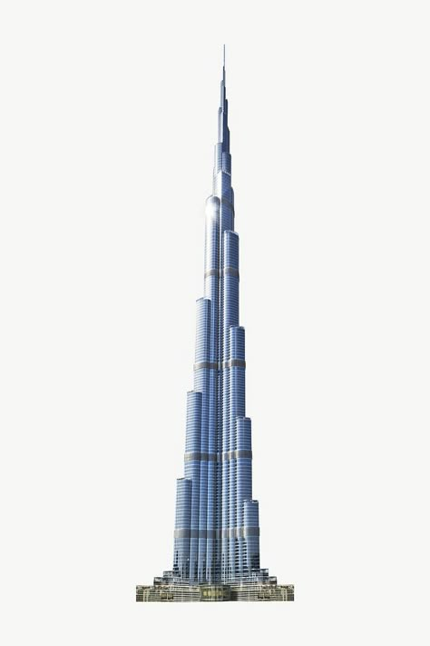 Building Dubai, Khalifa Tower, Dubai Tower, Coreldraw Design, Khalifa Dubai, Tower Building, Dubai City, Business Cards Creative, Public Domain Images