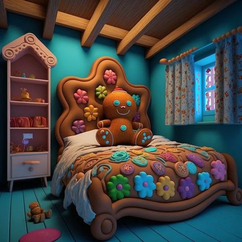 AIDREAMSCAPES on Instagram: "Gingerbread Kids Playrooms @ai_art_community @nickocreates.ai #aiartdailytheme #themecember2022 #dreamroom, #kidsroomdesign, #kidsroominspiration, #kidsbedroom, #kidsroom, #kidsbedroomdecor, #kidsroominspo, #childrenroom, #childrenroomdecor, #cuteroom, #playroominspo, #kidsdecor, #playroom, #playroomideas, #playroomdecor, #bedroomideas, #kidsbedroomdesign, #gingerbreadhouse, #gingerbreadhouses, #gingerbread, #gingerbreadman, #gingerbread, #aidreamscapes, #designm Gingerbread Bedroom, Bedrooms For Kids, Kids Playrooms, Christian Christmas Decorations, Kids Bedroom Design, Kids Room Inspiration, Christmas Bedroom, Art Community, Christian Christmas