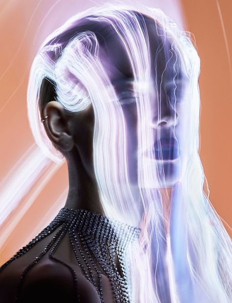 Smile: Numero Solve Sundsbo, Light Painting Photography, Hood By Air, Beauty Shots, Glitch Art, Human Emotions, Creative Portraits, Long Exposure, Fashion Consultant