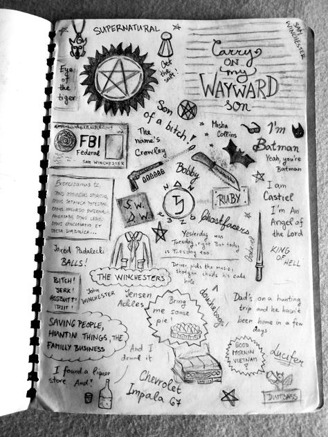 Supernatural Bedroom Decor, Drawing Ideas Supernatural, Easy Supernatural Drawings, Spn Drawings Easy, Superwholock Aesthetic, Supernatural Coloring Pages, Supernatural Drawings Sketches, Supernatural Doodles, Supernatural Sketches