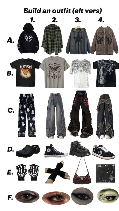 Dark Academia Outfit Inspiration, Comfy Dark Outfits, Wednesday Outfit Inspiration, Black Aesthetic Grunge Outfit, Bowling Outfit Ideas Casual, Clothes Tomboy, Trans Masc Outfits, Cringey Things, 2000s Alt Fashion