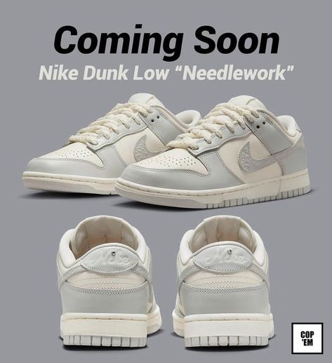 Nike Dunk Needlework, Nike Dunk Low Needlework, Dunk Low Needlework, Wmns Dunk Low, First Looks, All Nike Shoes, Nike Dunk Low, Dream Shoes, Sneaker Heels