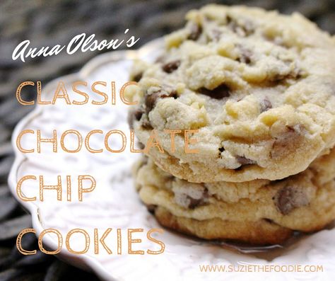 Chef Anna Olson, Cholate Chip Cookies, Anna Olsen, Classic Chocolate Chip Cookies, Anna Olson, Cookies From Scratch, Brownies Cookies, Italian Foods, Blueberry Bread