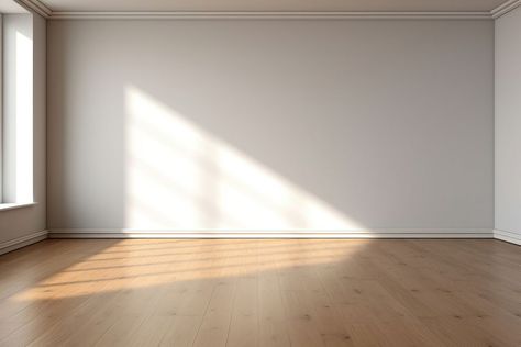 Empty modern room flooring shadow light. AI generated Image by rawpixel. | premium image by rawpixel.com / PLAIIII Empty Apartment Aesthetic, Empty Room Aesthetic, Empty Apartment, Empty Rooms Interior, Room Finds, Modern Room Design, Rooms Interior, Product Background, Shadow Light