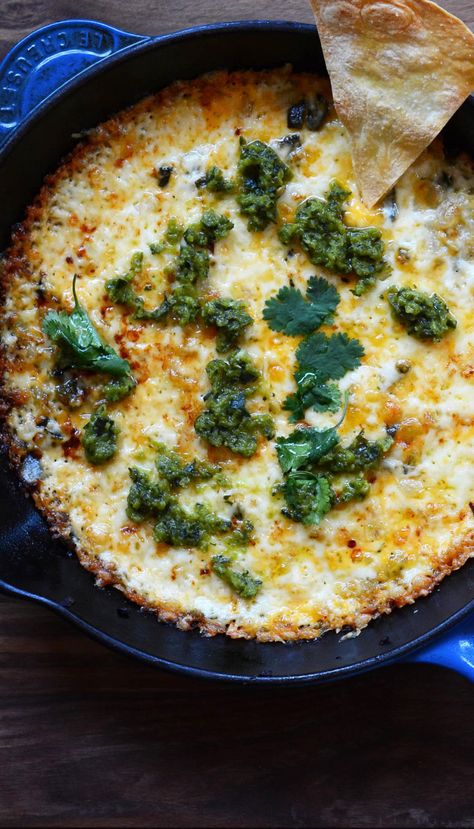 Quest Fondito, Queso Fundido Recipe, Fundido Recipe, Gourmet Catering, Roasted Poblano, Delicious Dips, Queso Recipe, Queso Fundido, Queso Dip