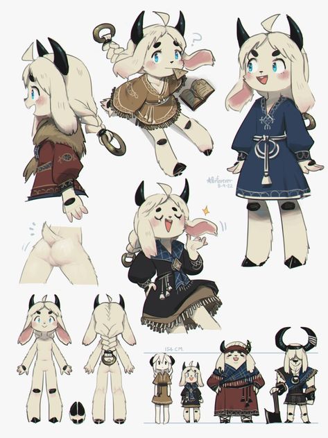 Hybrid Art, Cute Goats, Creature Design, Creature Art, Art Reference Poses, Fantasy Character Design, Character Design Inspiration, Character Concept, Anime Character Design