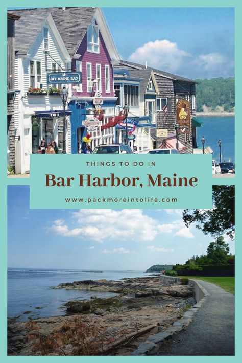 What to do in Bar Harbor Maine - From the best shops to visit, coastal paths and where to find seaglass, you'll have all the insider secrets to enjoy the best family vacation.   #packmoreintolife #barharbormaine #maine #acadianationalpark #eastcoastwithkids Skarsgard Family, Maine Road Trip, New England Road Trip, Tidal Pool, East Coast Travel, Bar Harbor Maine, East Coast Road Trip, Maine Vacation, Nature Trails