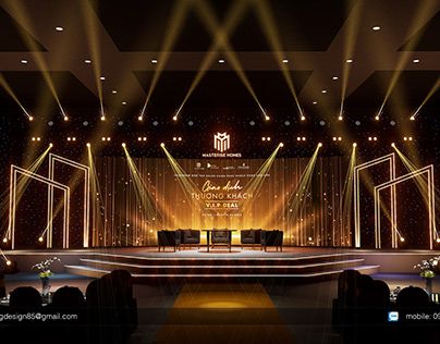 Award Show Stage Set Design, Led Screen Stage Design Wedding, Pageant Stage Design, Stage Event Design, Awards Stage Design, Art Deco Stage, Simple Stage Design, Event Stage Design Ideas, Corporate Event Stage