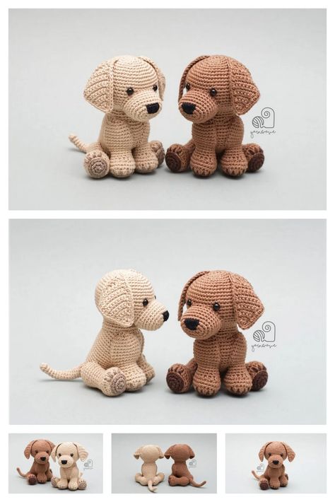 Mini Dog Amigurumi Free Pattern, Small Dog Amigurumi Free Pattern, Small Crochet Dog Pattern, Small Dog Crochet Patterns, Amigurumi Dogs Free Pattern, Dog Free Crochet Pattern, Crochet Dog Pattern Free Amigurumi, Small Dog Crochet, Mini Labrador