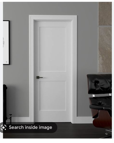 Beach House Interior Door Styles, 2 Panel Shaker Interior Door Trim, Transitional Home Design Interiors, Shaker Doors Interior, 3 Panel Shaker Door, 2 Panel Shaker Door, Interior Door Styles Farmhouse, 2 Panel Shaker Interior Door, 2 Panel Interior Door