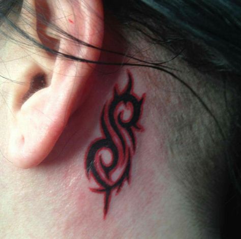 Slipknot Tattoo, Emo Tattoos, Funky Tattoos, Sick Tattoo, Neck Tattoo For Guys, Metal Tattoo, Doodle Tattoo, Tattoos For Black Skin, Yokai Watch