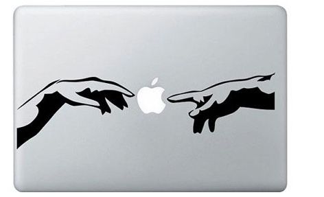 Love this!!! Apple Laptop Stickers, Macbook Vinyl Decals, Macbook Pro Stickers, Macbook Air Stickers, Mac Stickers, Macbook Decal Stickers, Mac Decals, Computer Decal, Macbook Stickers