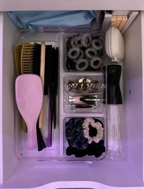 Makeup Beauty Room, Beauty Room Vanity, Room Organization Bedroom, Makeup Drawer Organization, Makeup Drawer, Vanity Drawers, Room Redesign, Girly Room, Room Redo