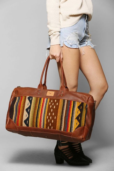 Will Leather Goods Oaxacan Duffel Bag - Urban Outfitters Weekender Bags, Mk Handbags, Cheap Michael Kors, Michael Kors Outlet, Mk Bags, Boho Bags, Handbag Outlet, Back To Nature, Purses Michael Kors