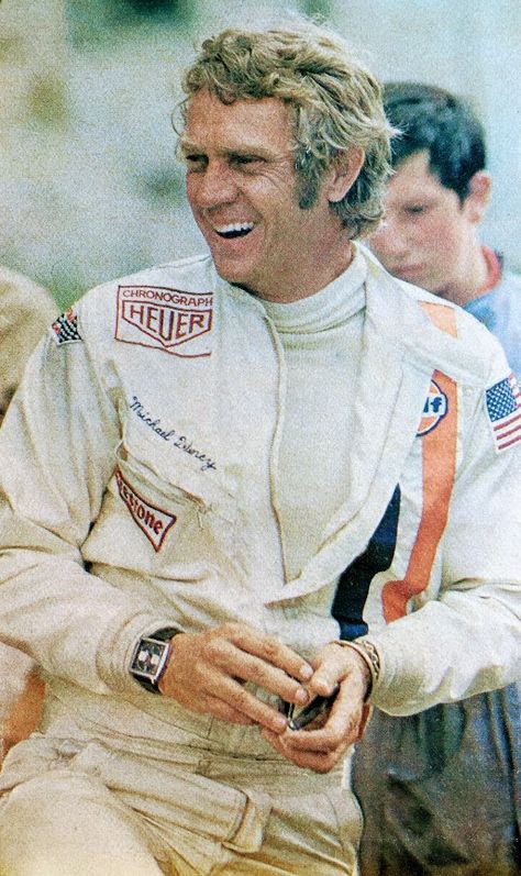 Steve McQueen Le mans 1971 Steve Mcqueen Le Mans, Steve Mcqueen Style, Steven Mcqueen, Steve Mc, Mc Queen, Joe Cool, Paul Newman, Mens Fashion Classy, Steve Mcqueen