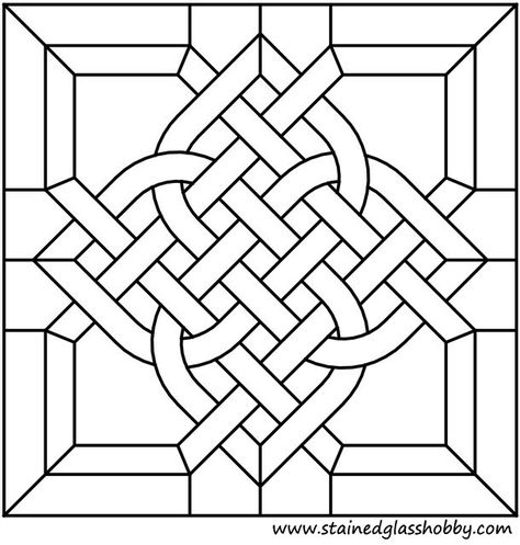 Celtic Designs Pattern, Square Design Pattern, Celtic Quilts, Celtic Stained Glass, Celtic Coloring, Celtic Quilt, Knot Pattern, Stained Glass Quilt, Celtic Knot Designs