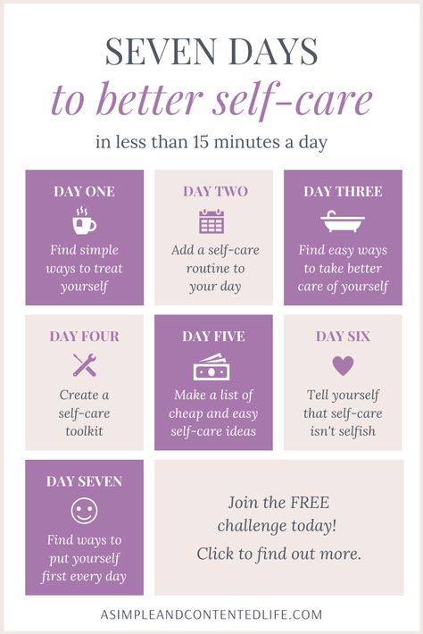 Looking for ways to ramp up your self-care and put yourself first in 2020? I’ve got you covered! In this post, I’m sharing a fun and easy 7 Days to Better Self-Care Challenge that you can do in just 15 minutes per day. #selfcare #selfcarechallenge #selflove #wellbeing #personalgrowth #intentionalliving #asimpleandcontentedlife Ways Of Self Care, 7 Days Of Self Care, 7 Day Self Care Challenge, 15 Days Glow Up Challenge, Ways To Better Yourself, 7 Days Challenge, Happiness Jar, Better Self, Wellness Planner