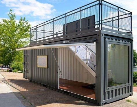 Shipping Container Sheds, Container Home Designs, Shipping Container Office, Shipping Container Design, Container Restaurant, Container Cafe, Shipping Container Home Designs, Container Cabin, Container Buildings