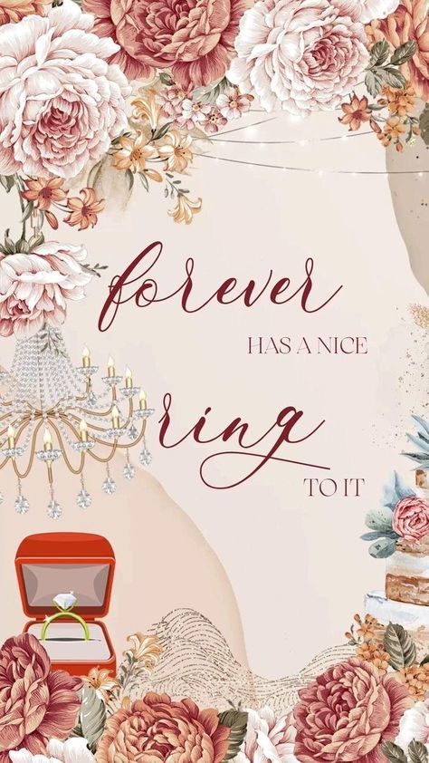 "Forever has a nice ring to it ". Check out this beautiful Engagement Invite with english motifs and florals. Cute Engagement Invitation Cards, Engagement Illustration Cards, Template Engagement Invitation, We Are Getting Engaged Invites, Cute Engagement Invitation, Engagement Invites Unique, Engagement Card Invitation, Engagement Invition Card, Creative Engagement Invitations