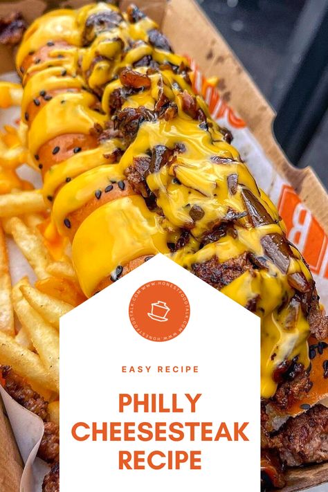 Philly Cheese Steak Sauce, Hoagie Bread, Ground Beef Grill, Philly Cheese Steak Sandwich Recipe, Philadelphia Cheesesteak, Philly Cheesesteak Recipe, Sandwich Easy, Cheesesteak Sandwich, Philly Cheese Steak Sandwich