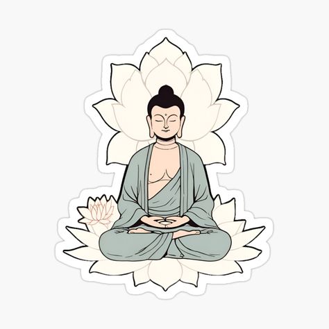 Get my art printed on awesome products. Support me at Redbubble #RBandME: https://www.redbubble.com/i/sticker/Buddha-Design-by-HeroesRoom/164397118.EJUG5?asc=u Buddha Sticker, Buddha Design, Design Sticker, Awesome Products, My Art, Art Prints, For Sale, Quick Saves, Design