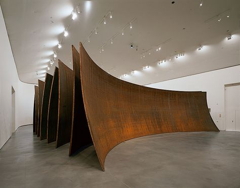 Richard Serra Collection Online Browse By Artist Richard Serra Guggenheim Museum Bilbao, Rodin Sculpture, Minimalist Artist, Sol Lewitt, Richard Serra, Weathering Steel, Public Sculpture, Renzo Piano, Guggenheim Museum