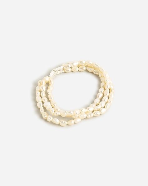 Ivory Outfit, Layered Bracelet, Best Jewelry, Freshwater Pearl Bracelet, Layered Bracelets, Freshwater Pearl Necklaces, Jewelry Case, Jewelry Bags, Pearl Bracelet