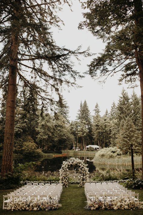 Bridal Veil Lakes, Forest Theme Wedding, Future Wedding Plans, Ceremony Arch, Beautiful Forest, Lake Wedding, Oregon Wedding, Wedding Goals, Wedding Mood