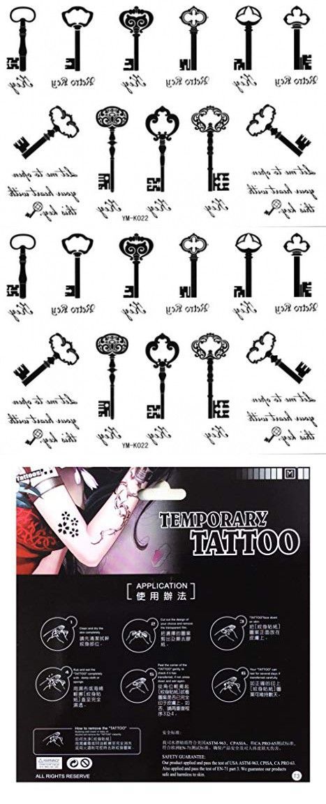 Steampunk Key Tattoo, Disney Key Tattoo, Vintage Key Tattoos, Antique Key Tattoos, Small Key Tattoos, Heart Key Tattoo, Skeleton Key Tattoo, Key Tattoo Designs, Alice And Wonderland Tattoos